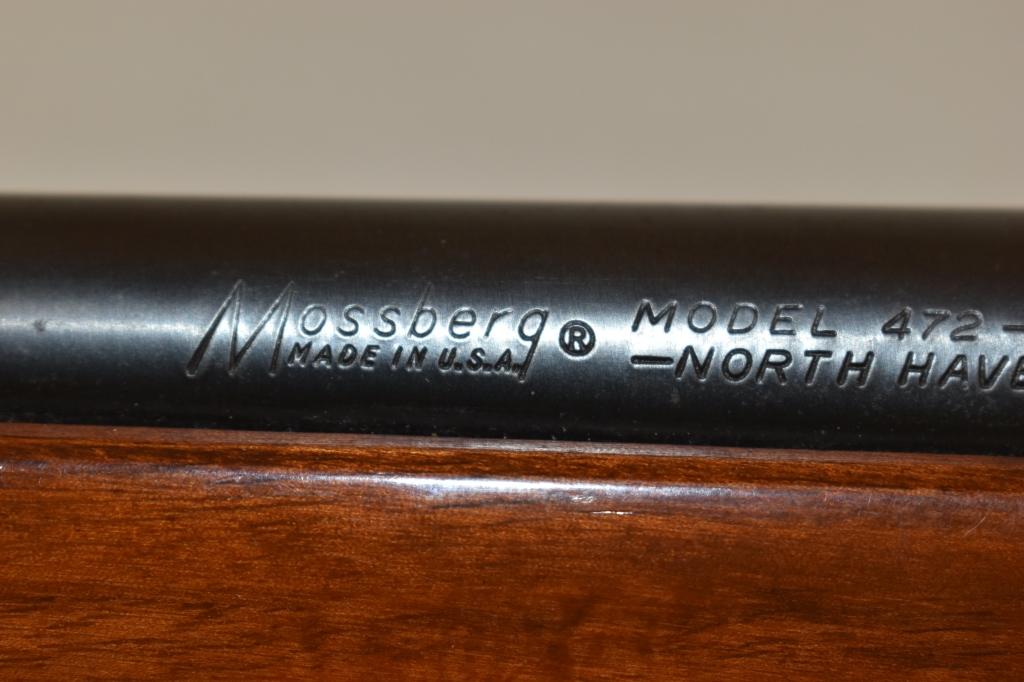 Gun. Mossberg Model 472 30-30 cal Rifle