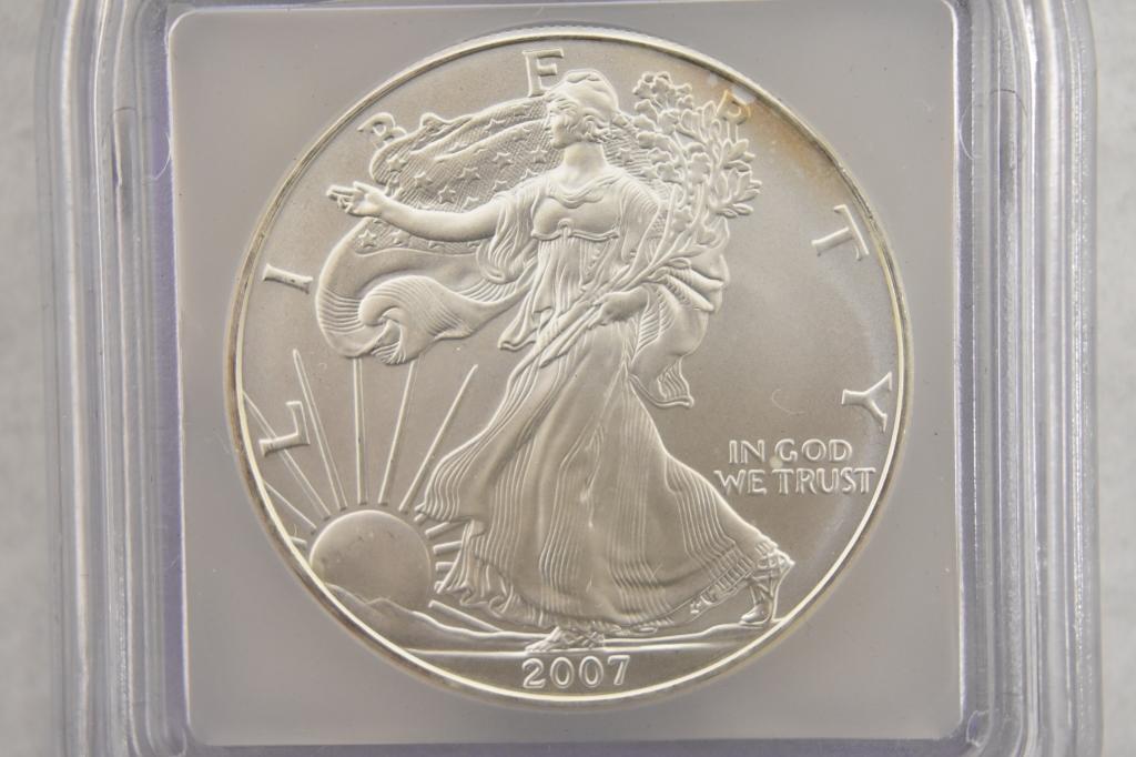 American Eagle Silver Dollar-2007