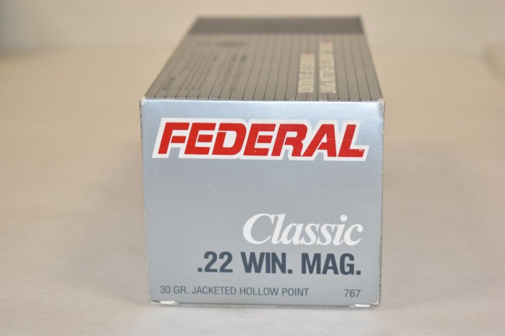 Ammo. 22 Cal. 500 Rds.