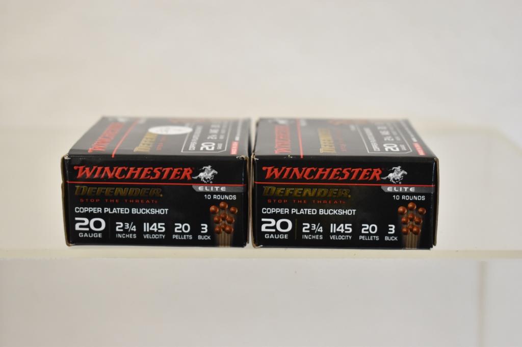 Ammo.20 GA. 20 Rds.