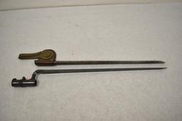 Spanish American War 45-70 Trapdoor Bayonet & Scabbard