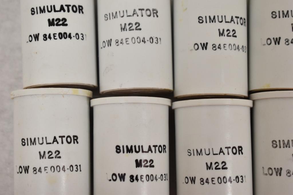 Ten M22 Simulator Cartridges