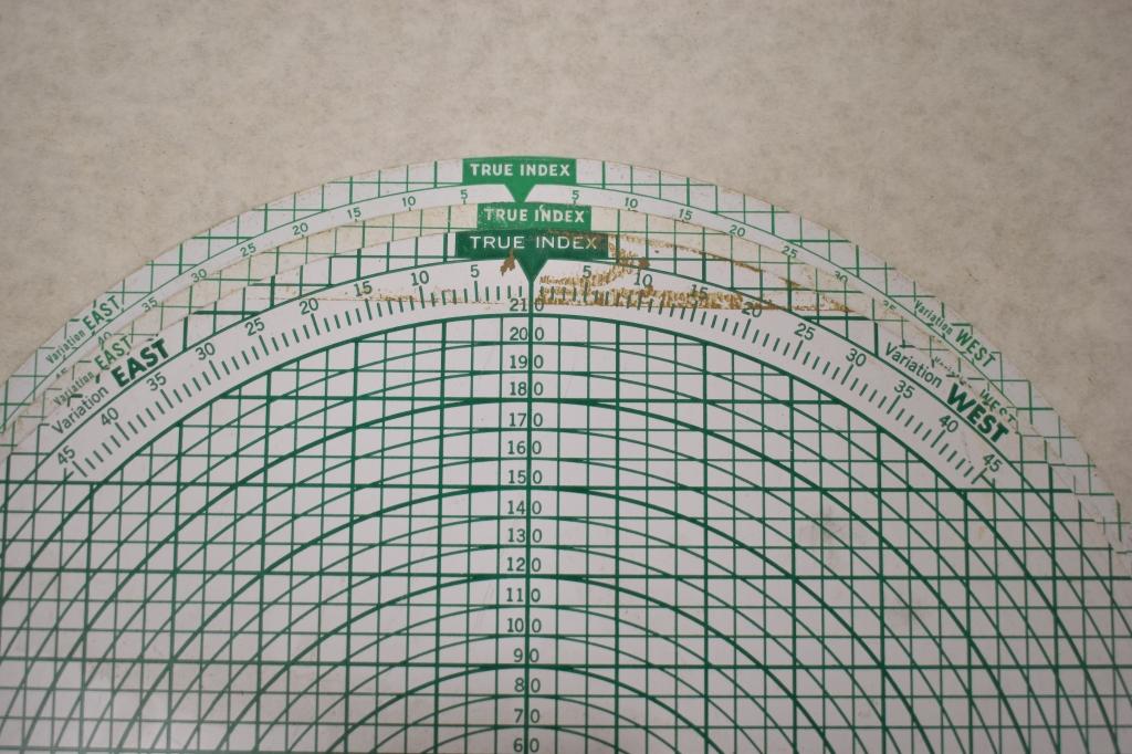 USA. Navy & Radio Bearings Plotting Boards