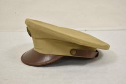 WWII Army Officer Visor Cap