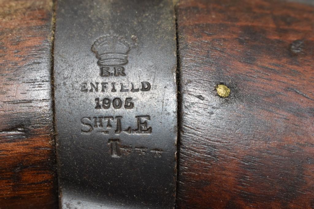 Gun. Enfield 1905 303 Cal. Rifle with Canvas Sling