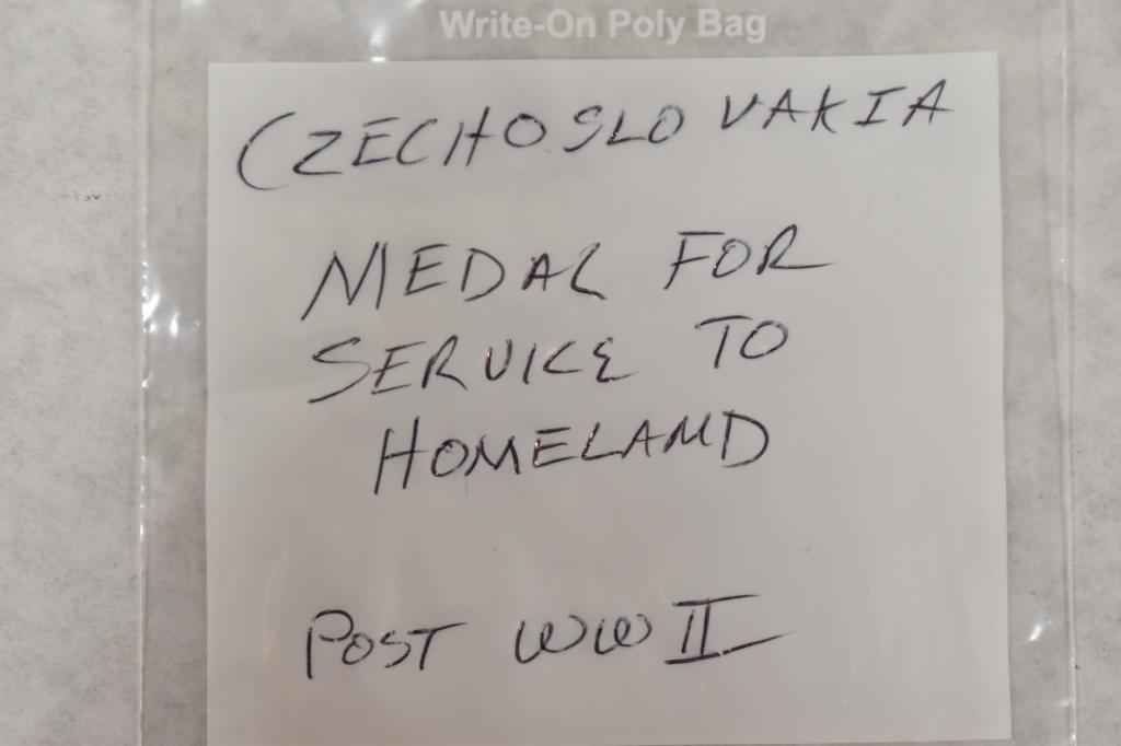 Czech. Post WWII Medal For Service to Homeland