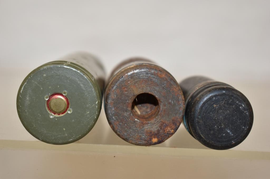 Three WWII Collectible Dwat Projectiles & Casing