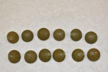 British. WWI Twelve Uniform Buttons