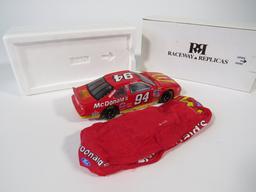 Raceway Replicas Bill Elliot McDonald's #24 Nascar race car 1:24 scale die-cast model.