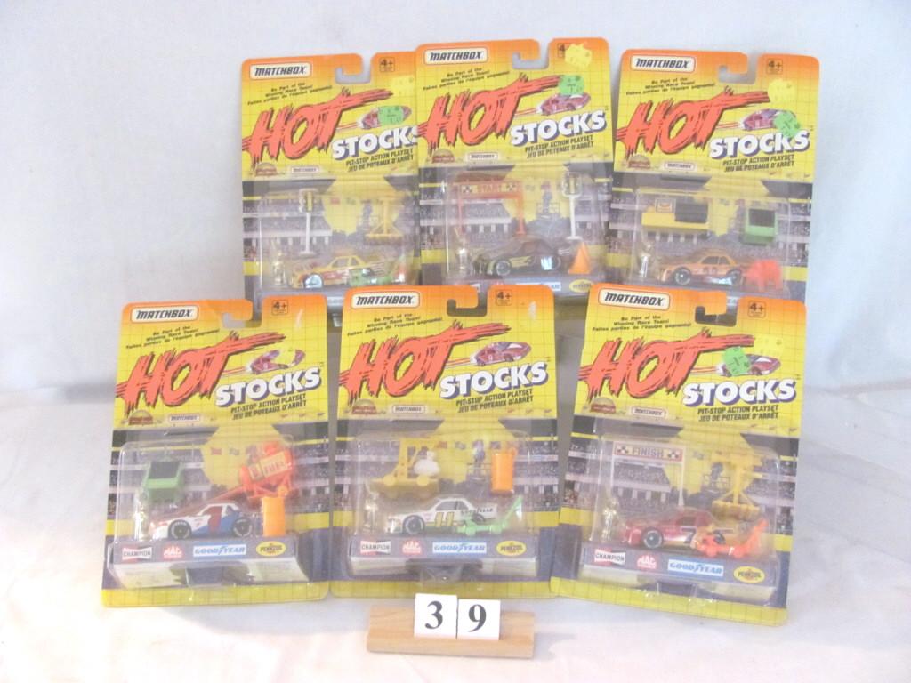 1 lot, 6 in lot, MATCHBOX - Hot Stocks