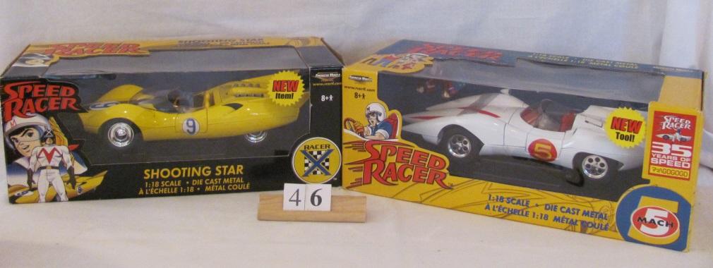 1 lot, 2 in lot , SPEED RACER 1:18 Diecast