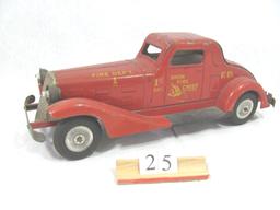 1 in lot, #1 Siren FIRE CHIEF CAR