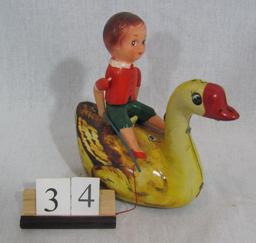 1 in lot, Boy on Swan - wind up wind up working- forward and turning motion