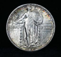 ***Auction Highlight*** 1926-d Standing Liberty Quarter 25c Graded Choice Unc FH by USCG (fc)