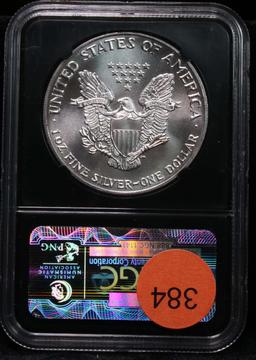 NGC 1990 Silver Eagle Dollar $1 Graded ms69 by NGC