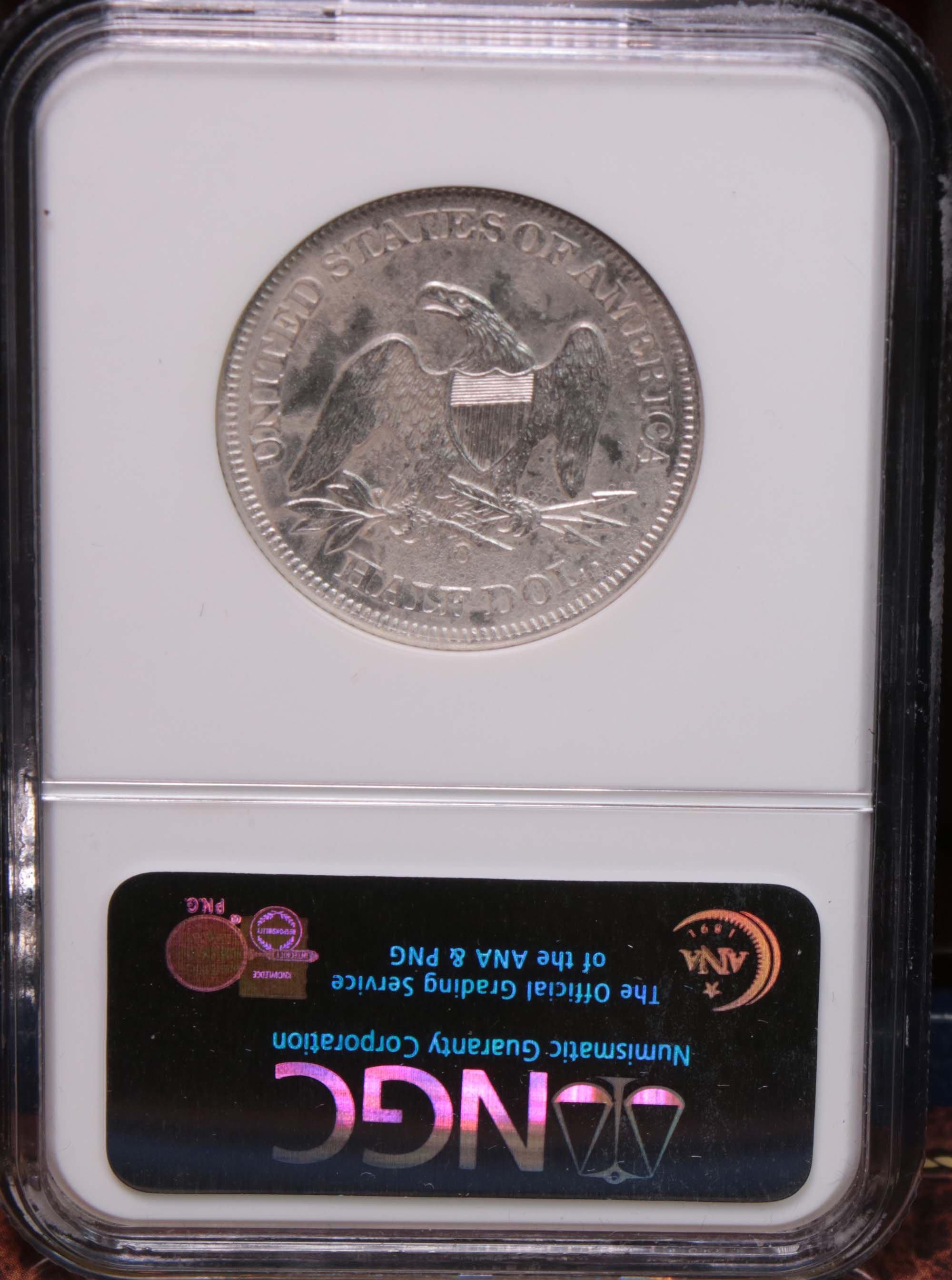 ***Auction Highlight*** NGC Louisiana Issued 1861-o SS Republic Shipwreck Seated Liberty 50c (fc)