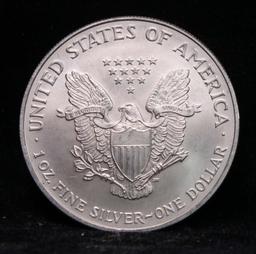 2007 Silver Eagle Dollar $1 Grades GEM Unc