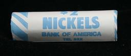 Roll of Buffalo Nickles, 1916 & 'D' Mint Ends Buffalo Nickel 5c