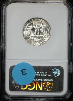 NGC 1954-s Washington Quarter 25c Graded ms66 by NGC