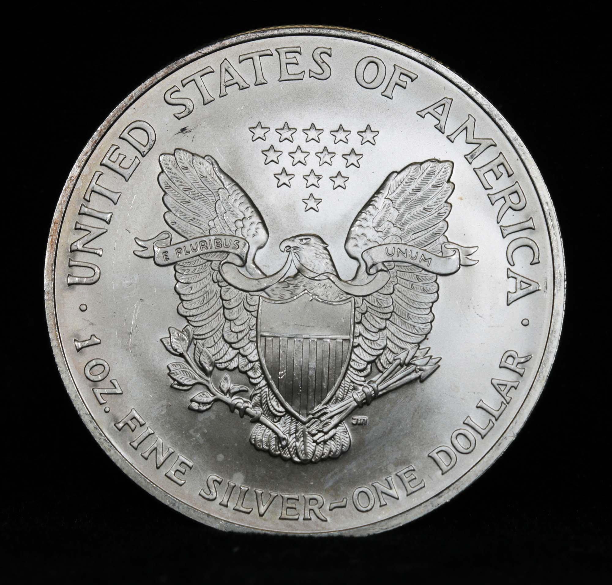 2005 Silver Eagle Dollar $1 Grades GEM++ Unc