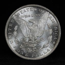 ***Auction Highlight*** Scarce 1890-cc Vam 5A R-6 Morgan Dollar $1 Graded Choice Unc by USCG (fc)