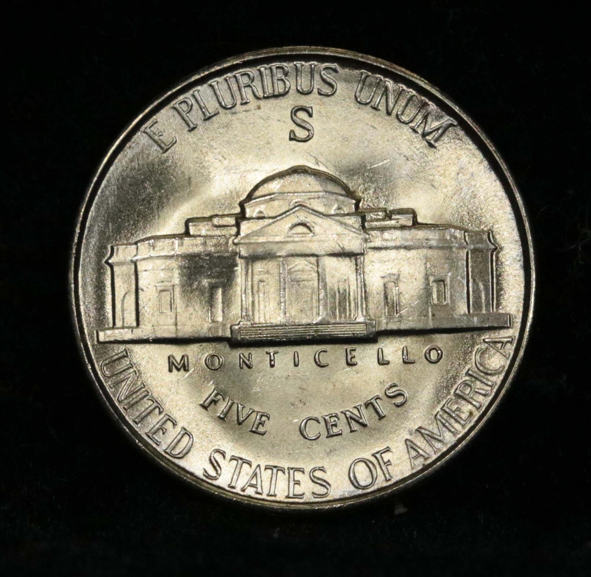 ***Auction Highlight*** 1943-s Jefferson Nickel 5c blazing luster Grades GEM++ 6fs ultra clean (fc)