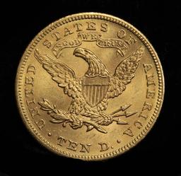 ***Auction Highlight*** 1899-p Gold Liberty Eagle $10 Frosty Luster Graded Select Unc by USCG (fc)