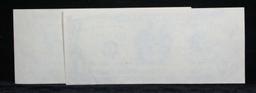 ***Auction Highlight*** Error Note Series 1985 Consecutive Blank Backs FRN $1 Grades New Gem CU (fc)