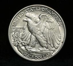 1942-p Walking Liberty Half Dollar 50c Grades Choice AU/BU Slider Looks Unc