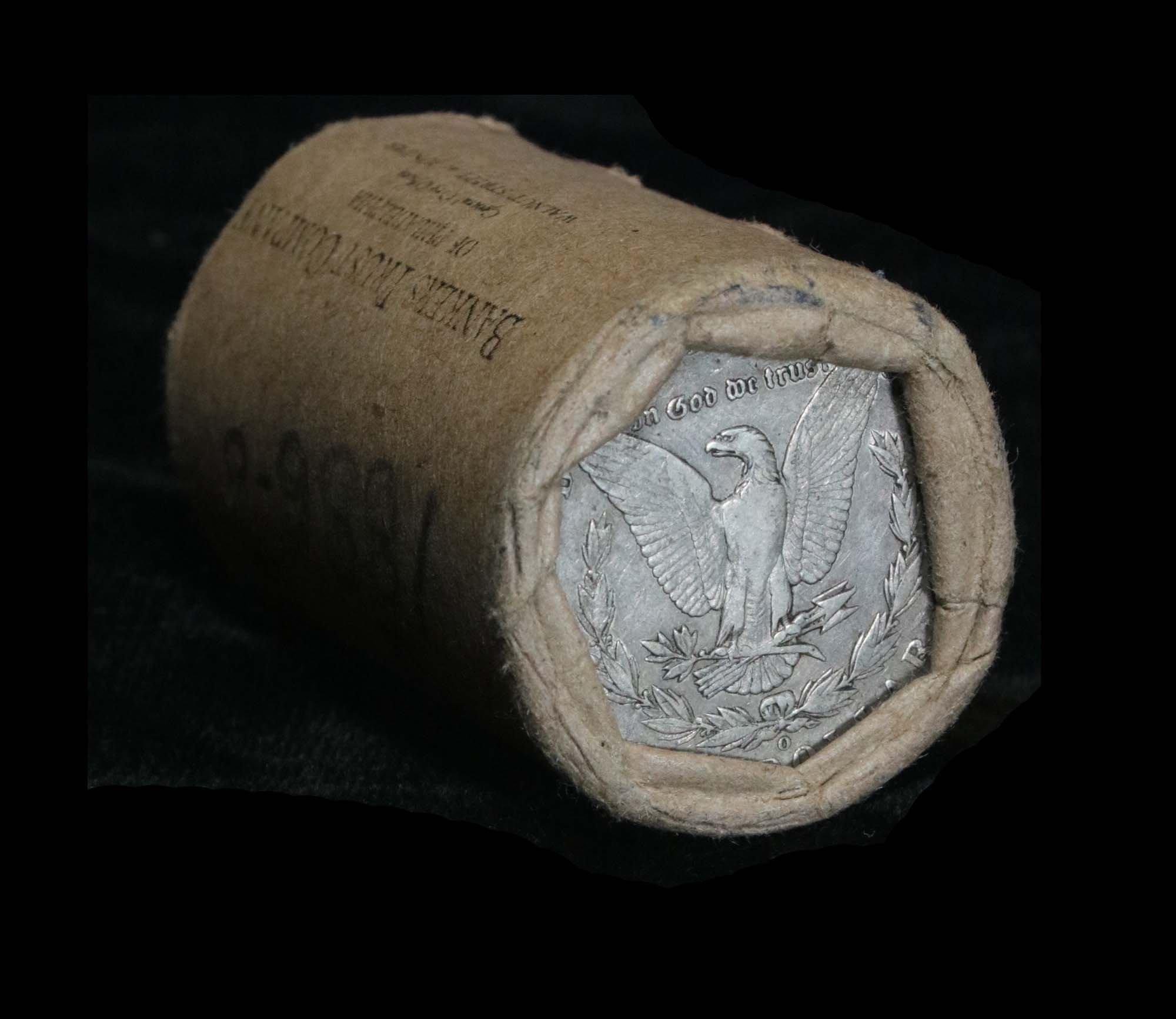 ***Auction Highlight*** Solid date Morgan $1 roll 1886-o, better than avg circ Morgan Dollar $1 (fc)