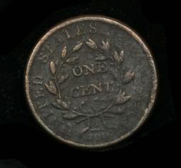 ***Auction Highlight*** Ultra rare 1807/6 Small 7 Draped Bust Large Cent 1c Grades f details (fc)