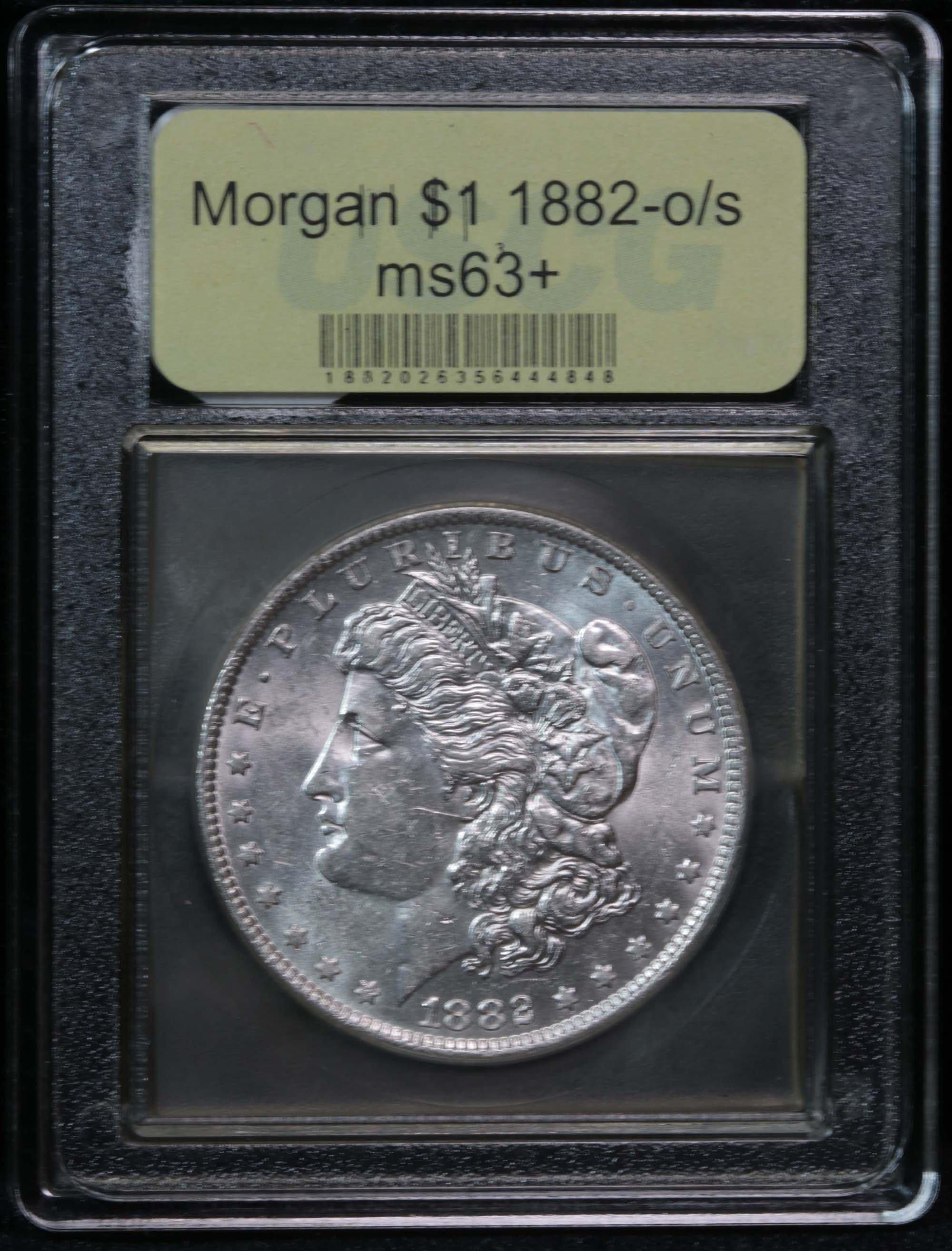 ***Auction Highlight*** 1882-o/s Morgan Dollar $1 Graded Select+ Unc by USCG (fc)