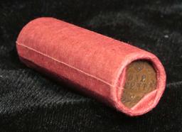 Indian Cent Roll, 1887 on one end and a f+ reverse on the other Above Average circ (fc)
