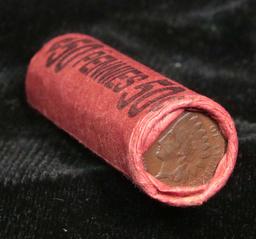 Indian Cent Roll, 1887 on one end and a f+ reverse on the other Above Average circ (fc)