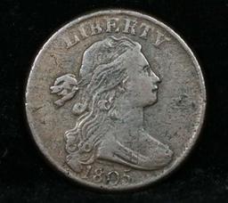 ***Auction Highlight*** 1805 Draped Bust Large Cent 1c Grades xf+ (fc)