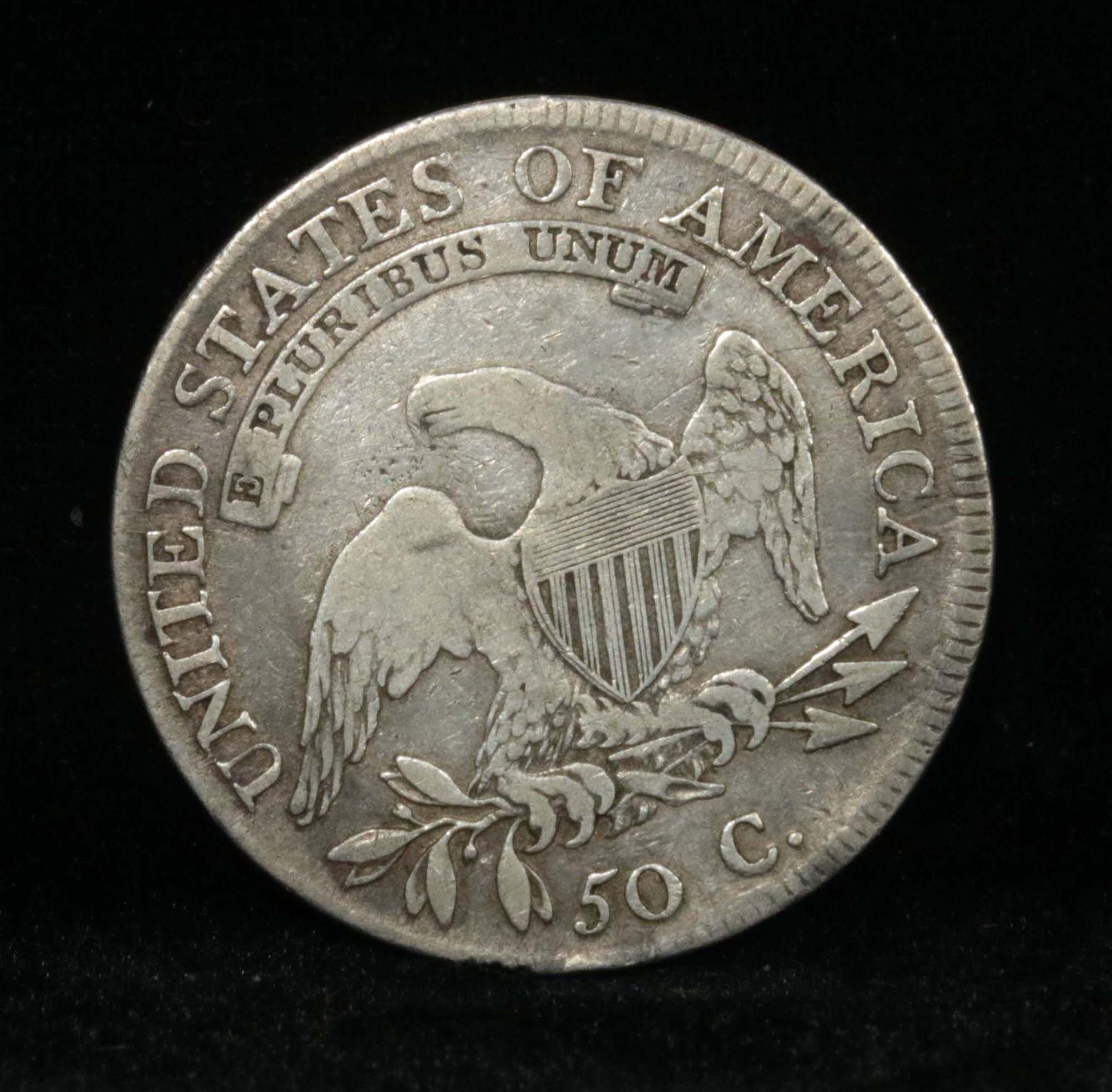 1809 Capped Bust Half Dollar 50c Grades vf+ (fc)