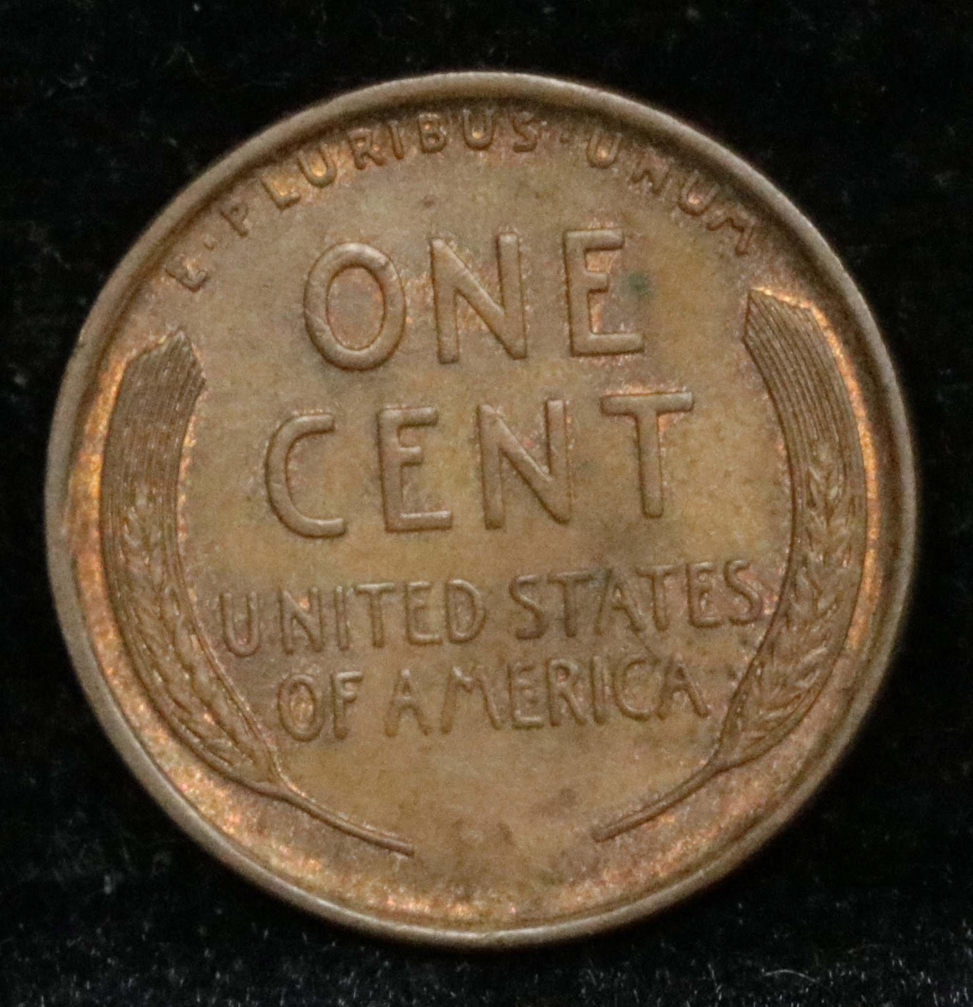 1909-p Lincoln Cent 1c Grades Select Unc RB