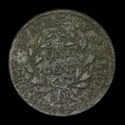 ***Auction Highlight*** 1802 Draped Bust Large Cent 1c Grades xf details (fc)