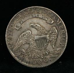 1833 Capped Bust Half Dollar 50c Grades xf+ (fc)