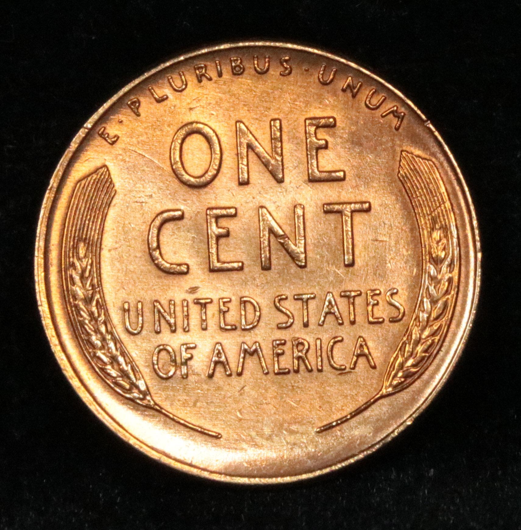 1944-p Lincoln Cent 1c Grades Unc Details