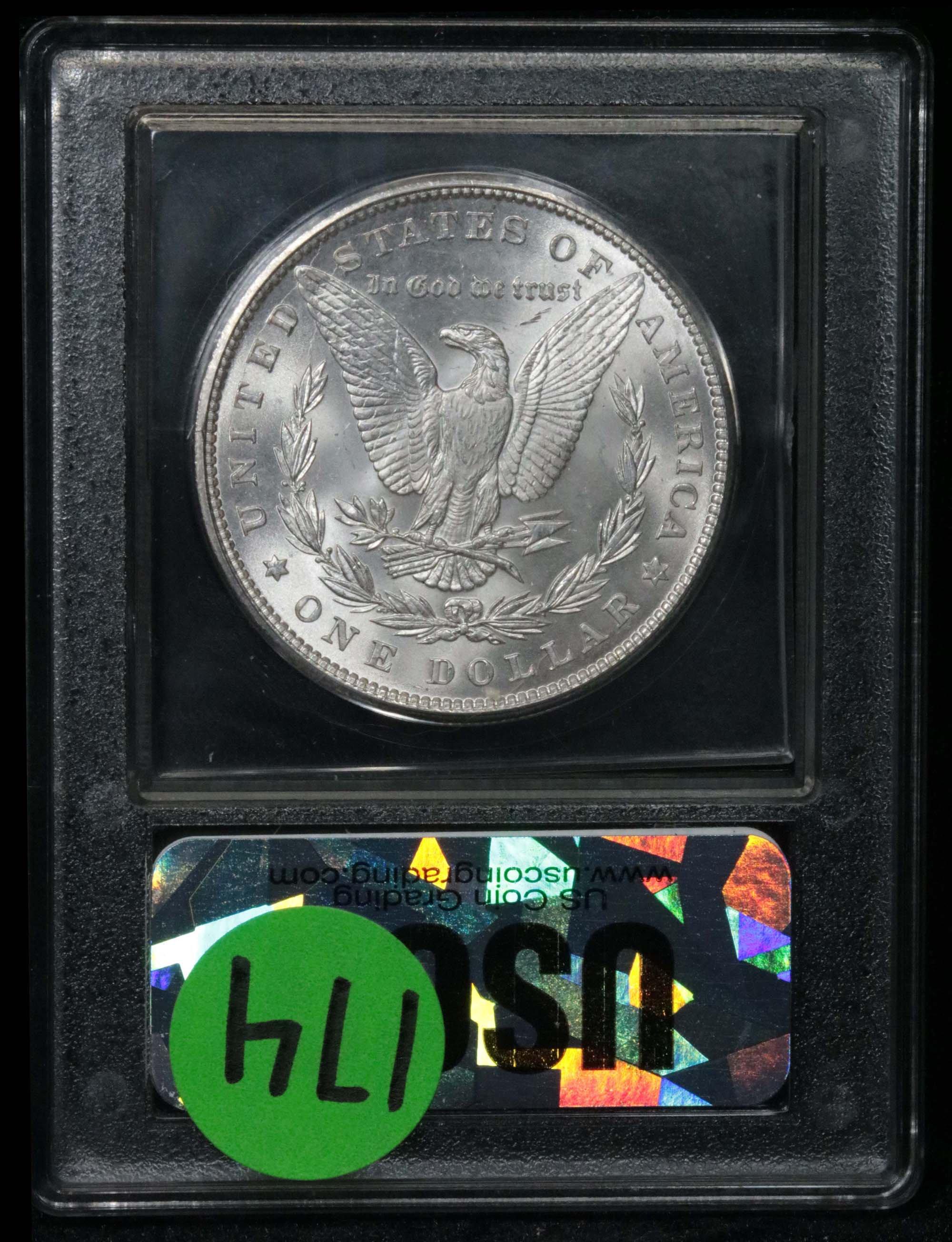 ***Auction Highlight*** 1897-p Morgan Dollar $1 Graded Gem+ Unc by USCG. Su