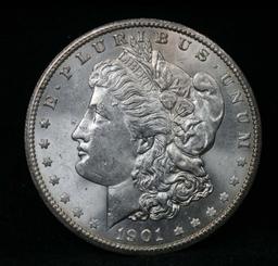 1901-s Morgan Dollar $1 Graded Select+ Unc by USCG