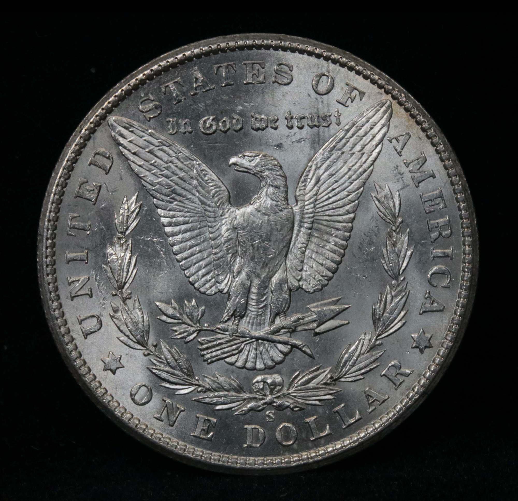 1901-s Morgan Dollar $1 Graded Select+ Unc by USCG