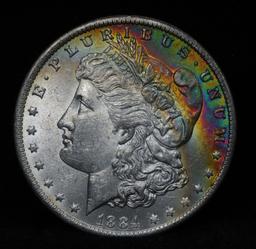 1884-o Morgan Dollar $1 Grades Choice Unc