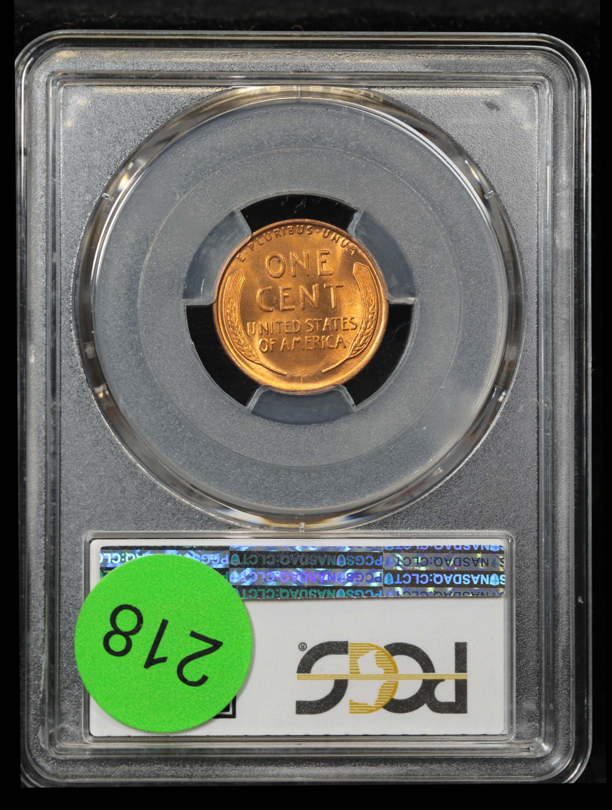 PCGS 1936-d Lincoln Cent 1c Graded ms65 rd By PCGS