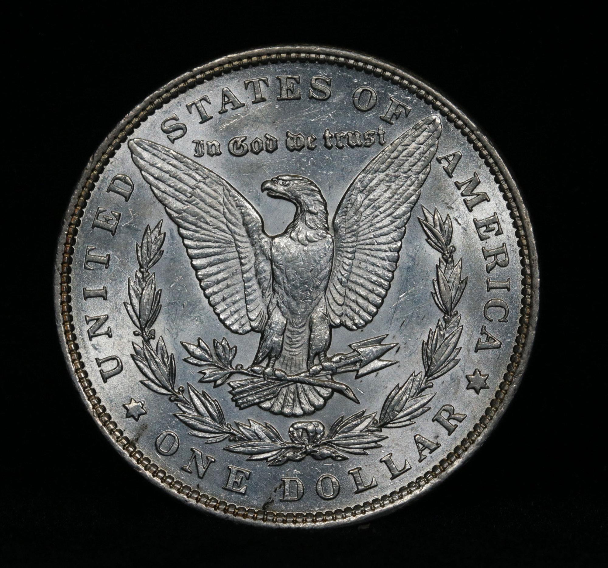 ***Auction Highlight*** 1893-p Morgan Dollar $1 Graded Choice Unc by USCG (fc)