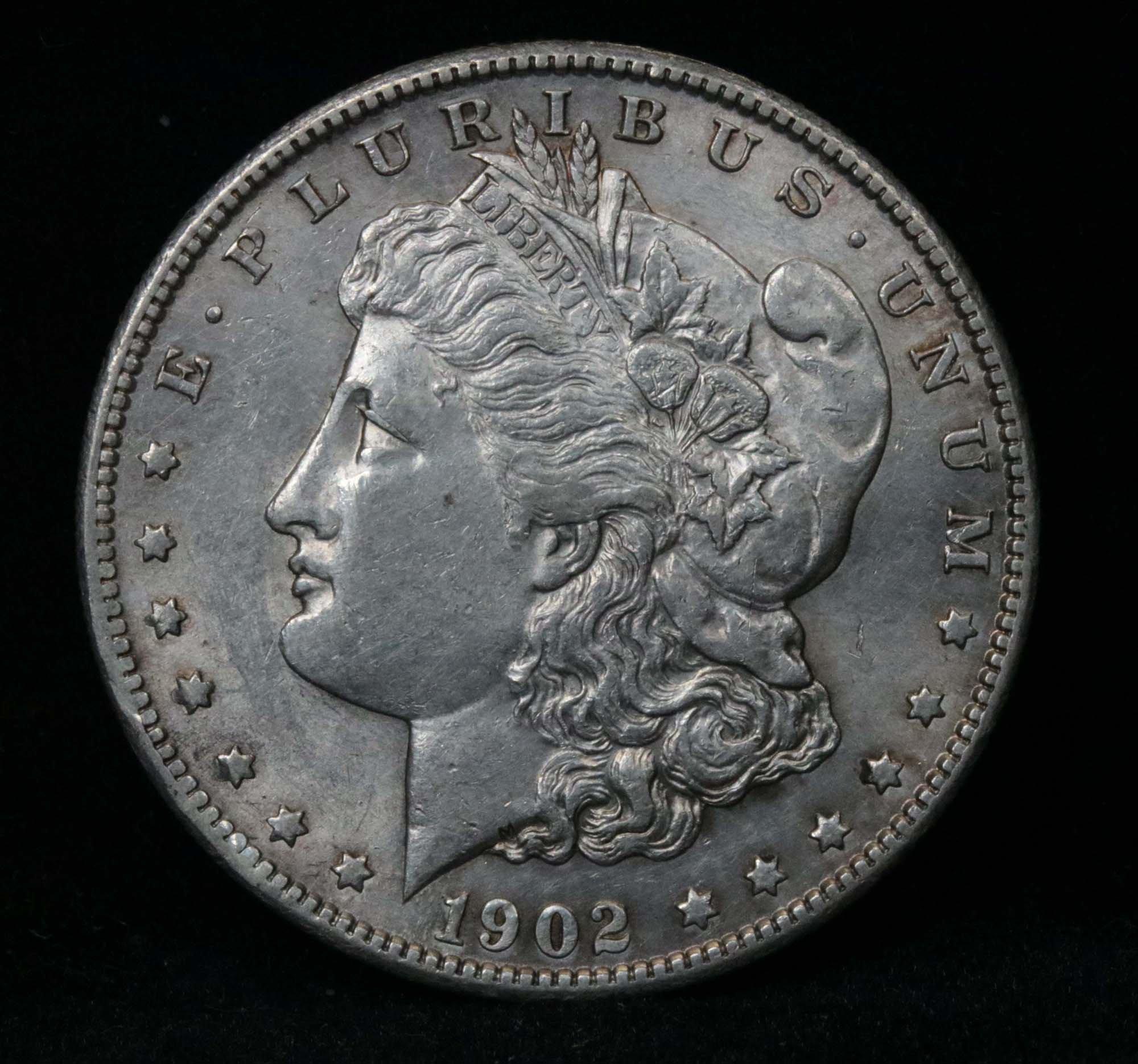 1902-s Morgan Dollar $1 Graded Select+ Unc by USCG