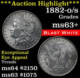 ***Auction Highlight*** 1882-o/s Morgan Dollar $1 Grades Select+ Unc (fc)