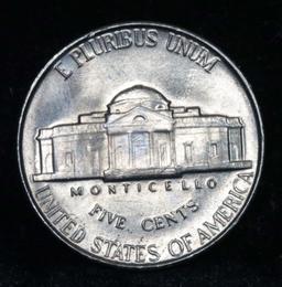 1951-p Jefferson Nickel 5c Grades Choice Unc