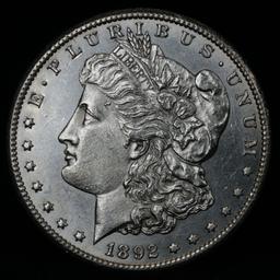 ***Auction Highlight*** 1892-cc Morgan Dollar $1 Graded Gem+ Unc PL by USCG